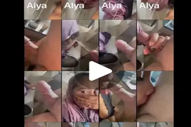 Tante Jilbab Alya Haus Kontol Brondong